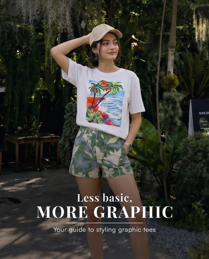 If you think graphic tees are just for lazy Sundays, think again