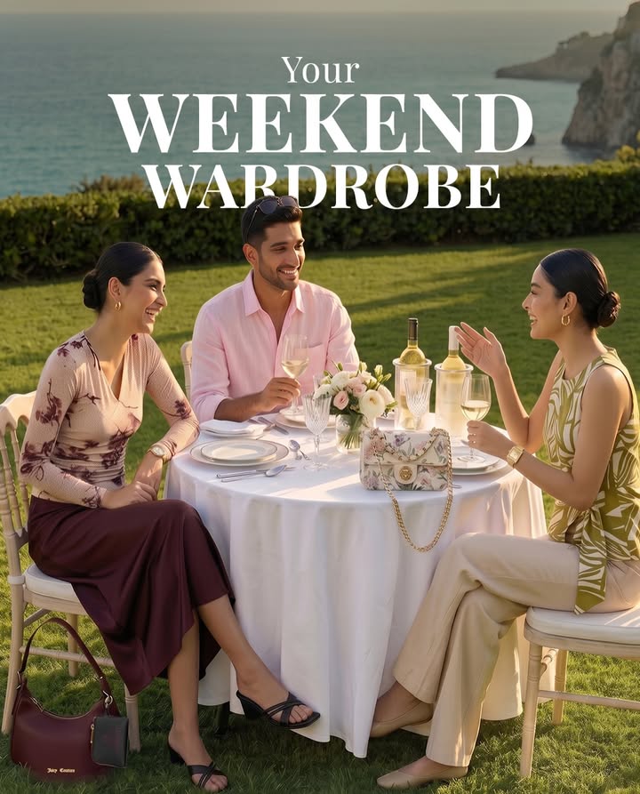 Consider your Friday to Sunday wardrobe dilemmas officially solved