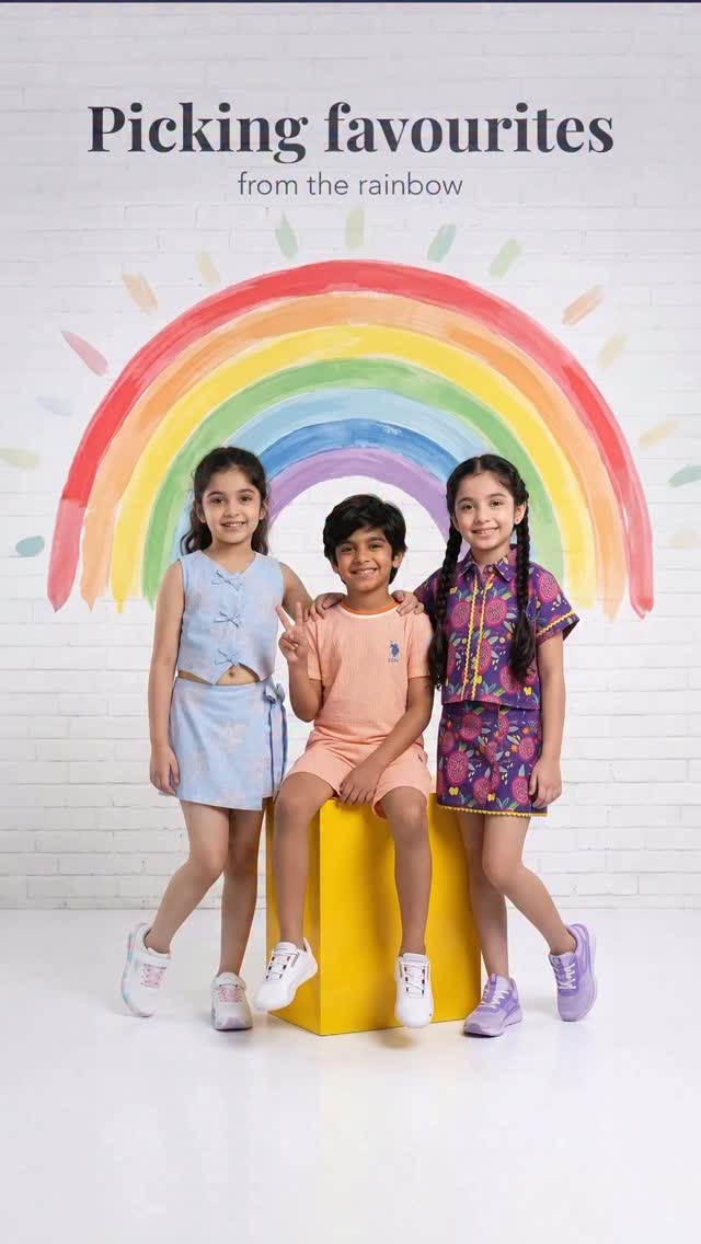 When your mini me is the head of their own style department, settling on just one color is no easy task