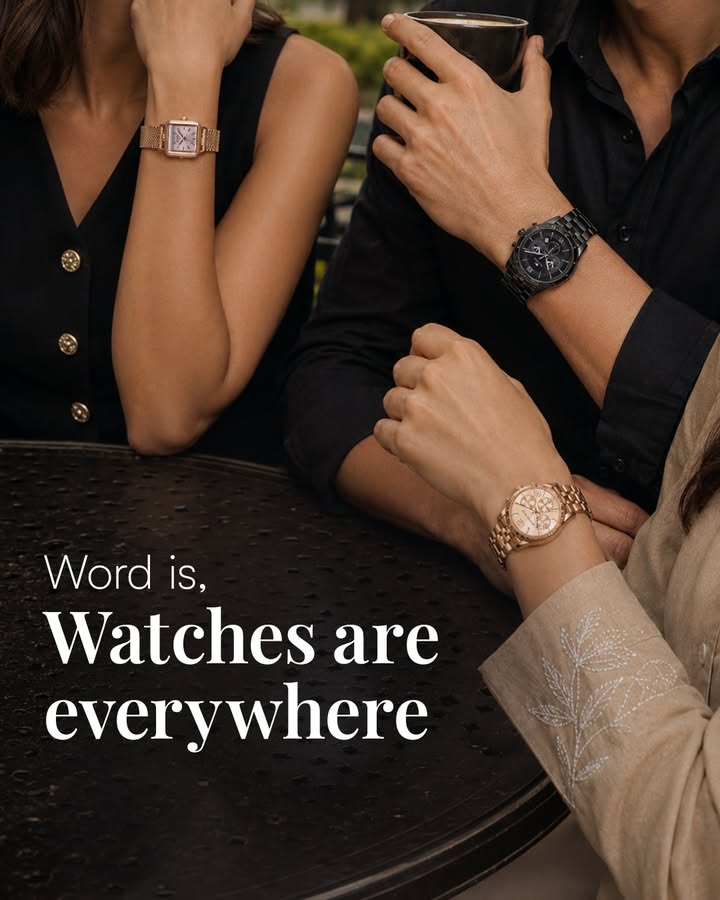 Word on the street Cool people wear watches everywhere. Elevate your wrist game with top premium brands at Shoppers Stop