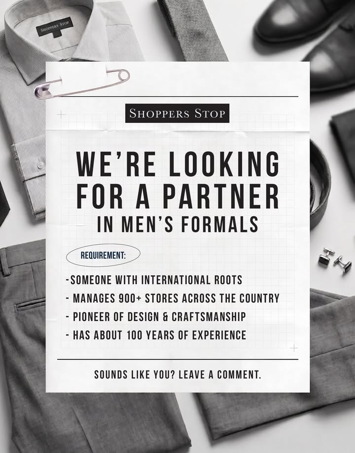 Two of Indias biggest brands are coming together to create a new standard in formals