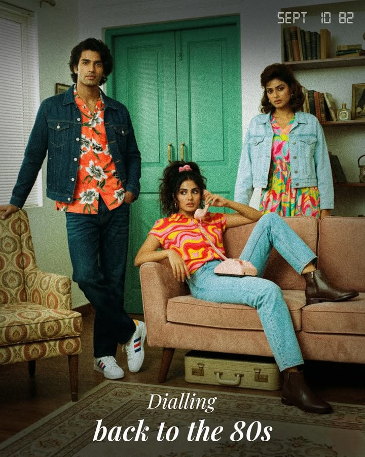 Skip the generation, get your 80s look straight to the wardrobe. Shop retro inspired trends more only at Shoppers Stop