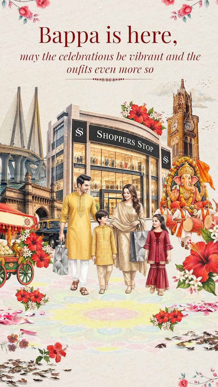 To the sound of dhols, the scent of agarbattis, and the joy of dressing up, heres to celebrating every little ritual, in sty...