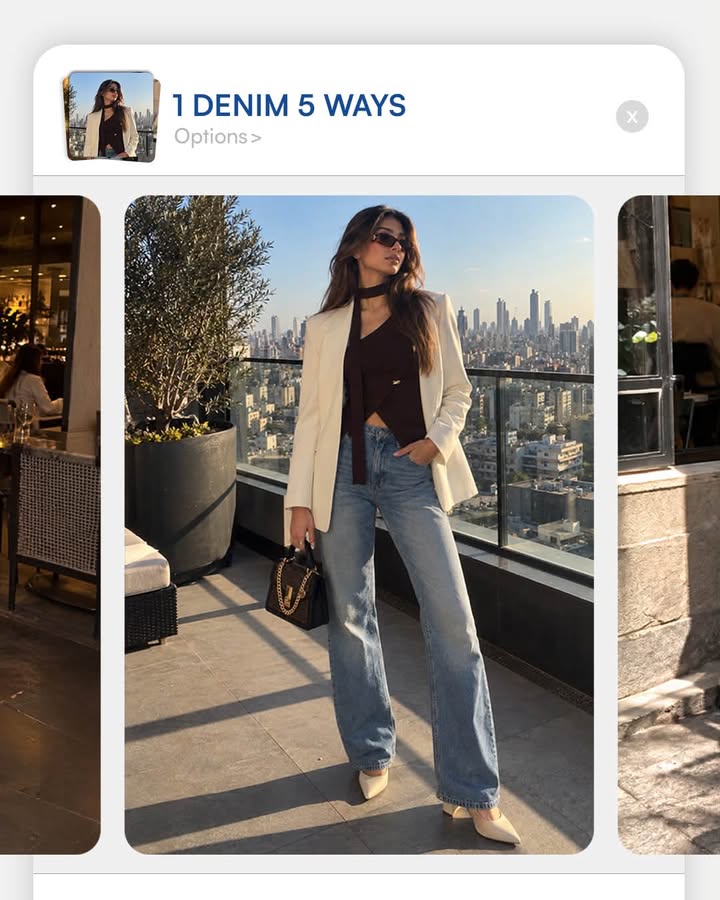 One pair, five different ways. Because great denim is never limited to one look