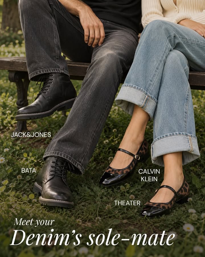 Denim looks better with the right sole