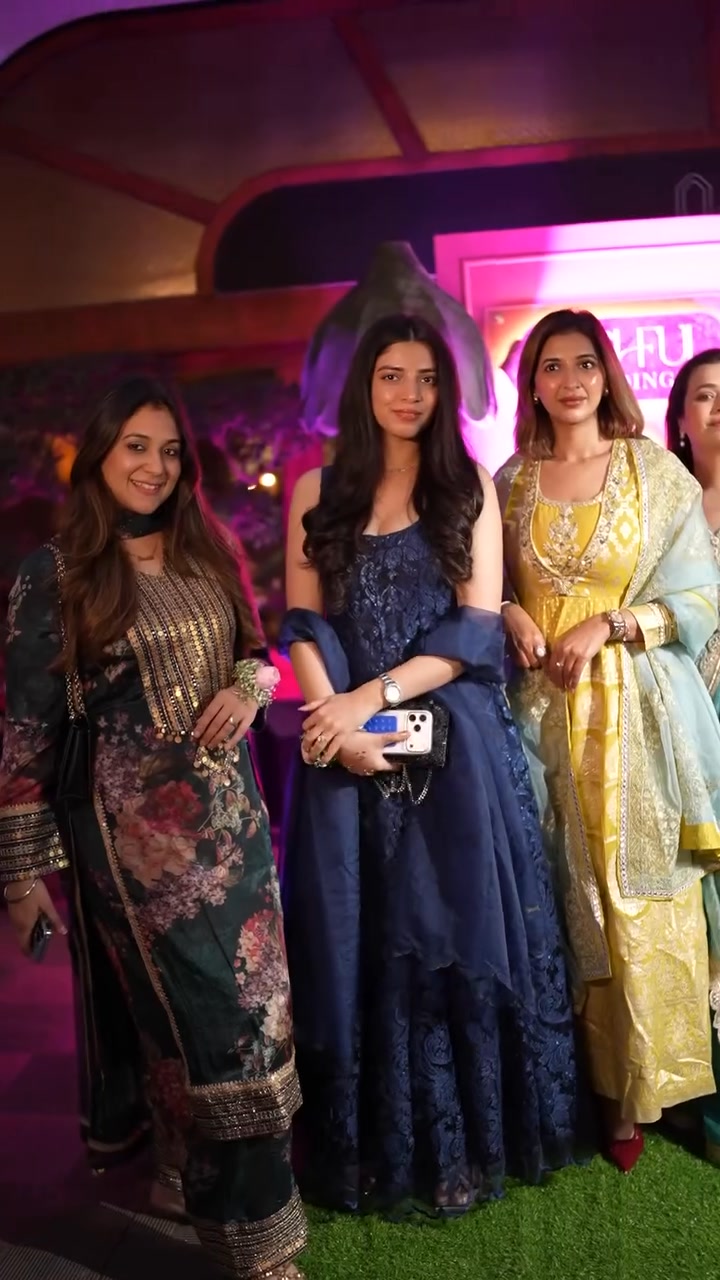  Hosted a vibrant sangeet night soir e for Wishful and W for Woman, celebrating desi glamour in full festive style. 