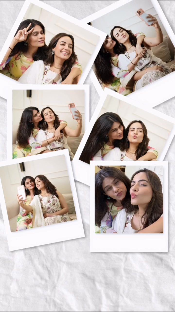 Some friendships are stitched into the little moments fixing an outfit, sharing a laugh, and getting ready side by side