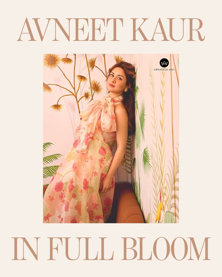 In full bloom, and fully in her element