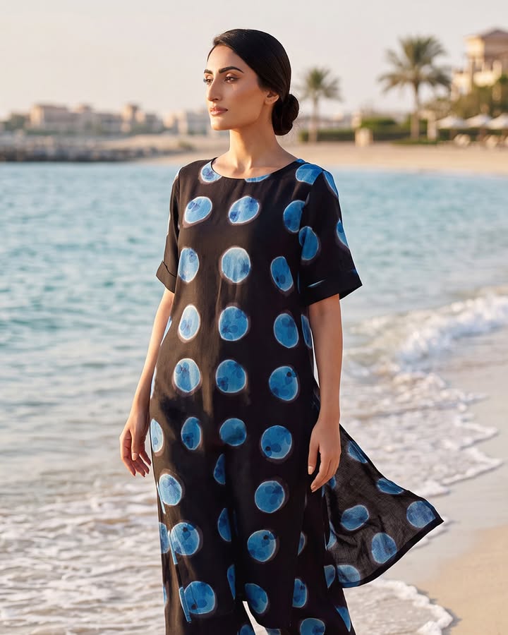 When comfort looks this striking, the outfit does all the work