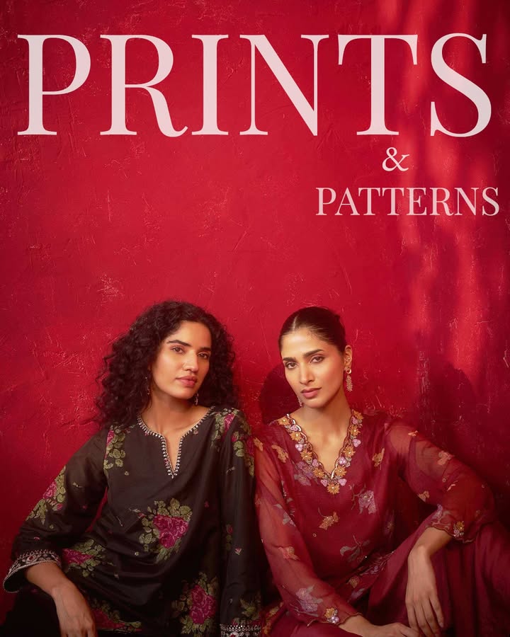 Prints that feel festive. Patterns that make you look twice