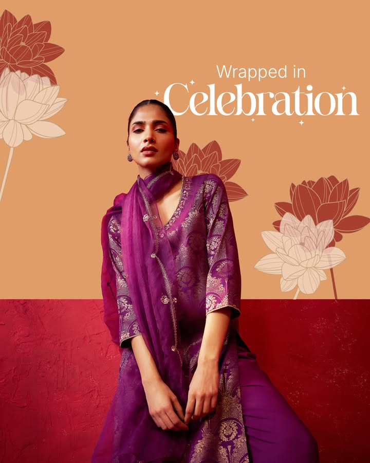 Wrapped in celebration, made to move with the season