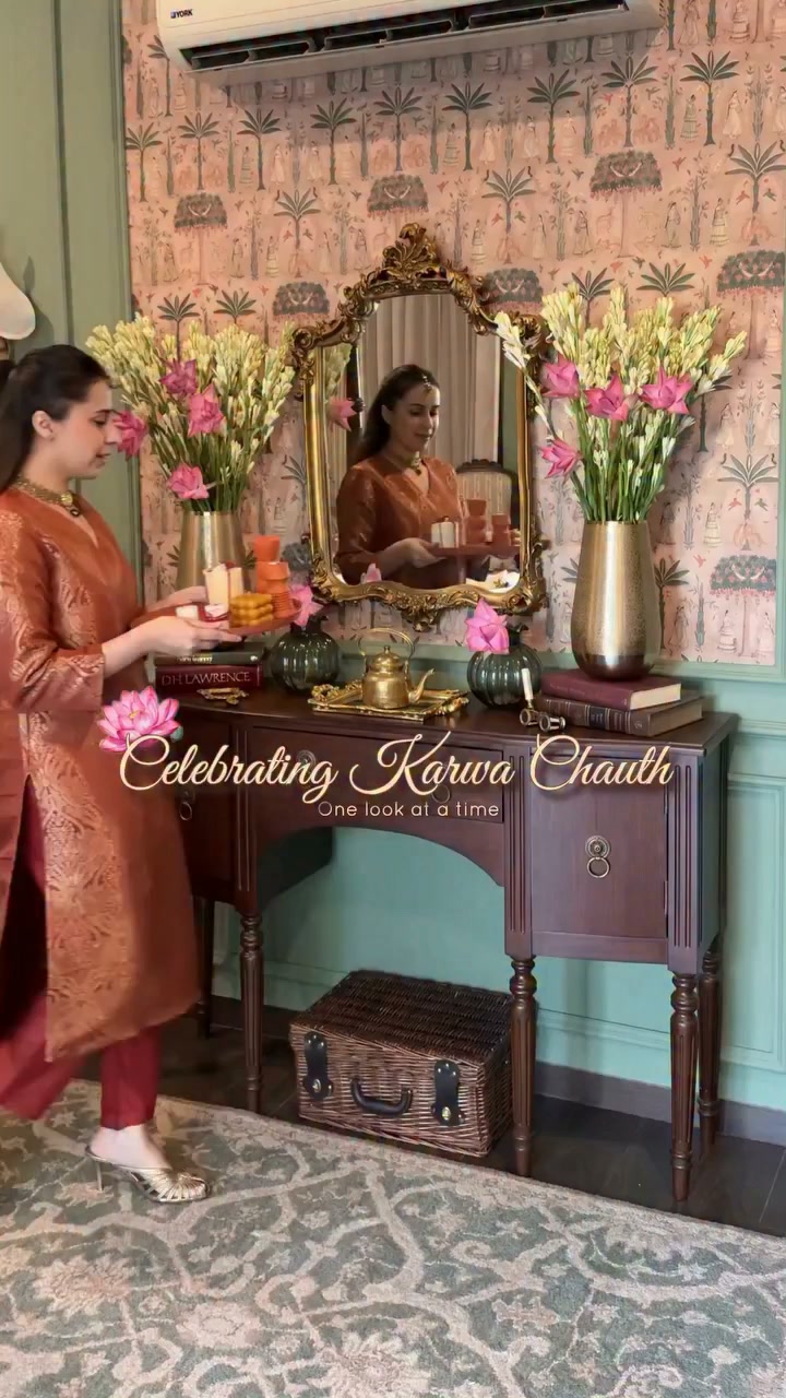 From the first pooja to the evening celebrations, every moment of Karwa Chauth deserves its own festive expression Three...