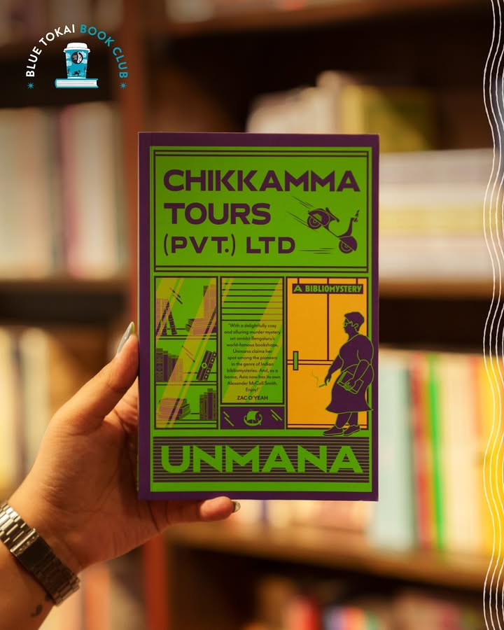 This week at the Blue Tokai Book Club, were reading Chikkamma Tours Pvt. Ltd., the debut novel by Unmana