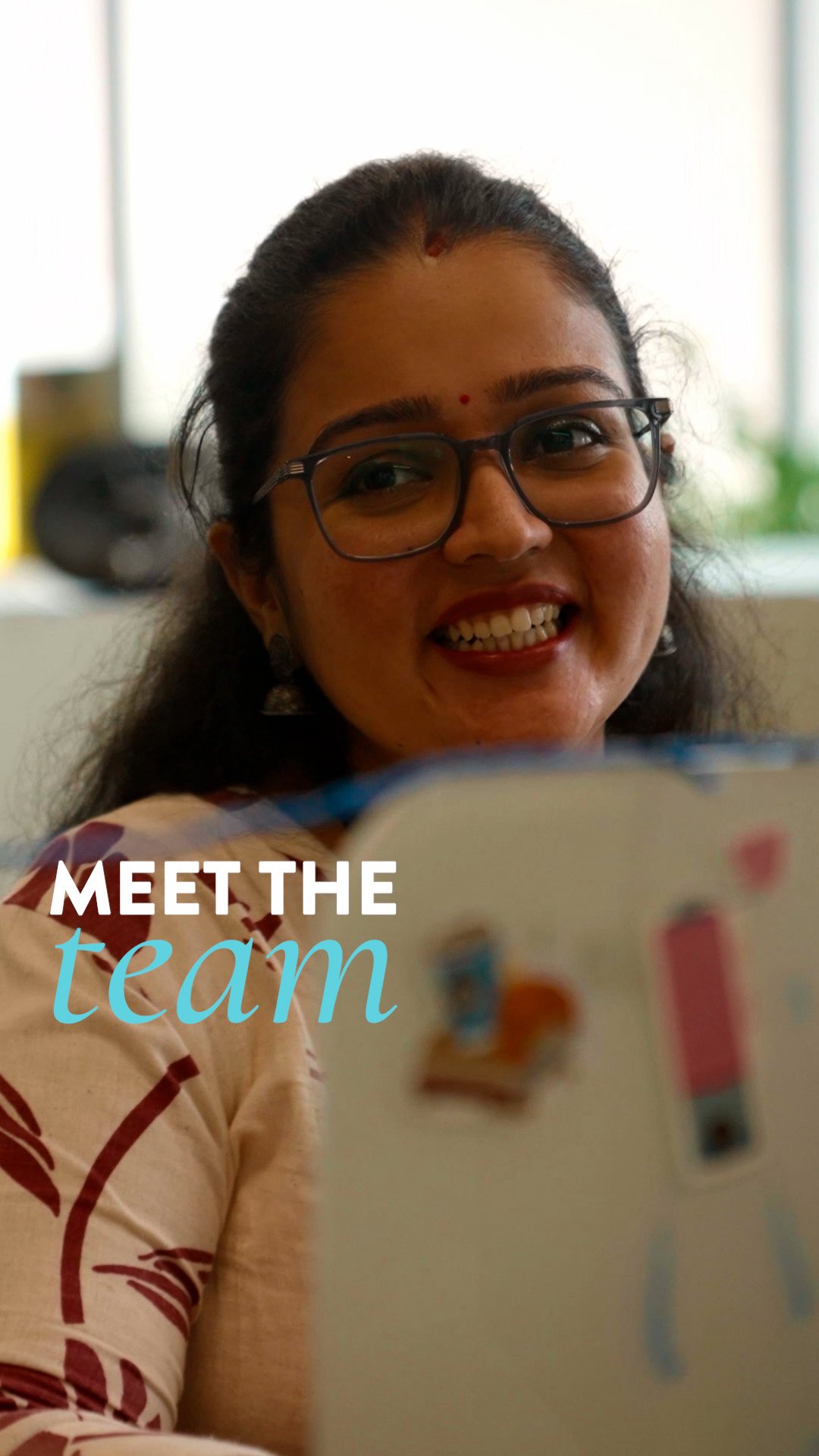 When Khusbu joined us, our Mumbai team could fit around a single table