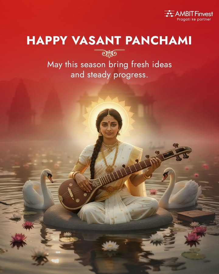 Warm wishes on Vasant Panchami May knowledge, growth, and positivity guide the year ahead.