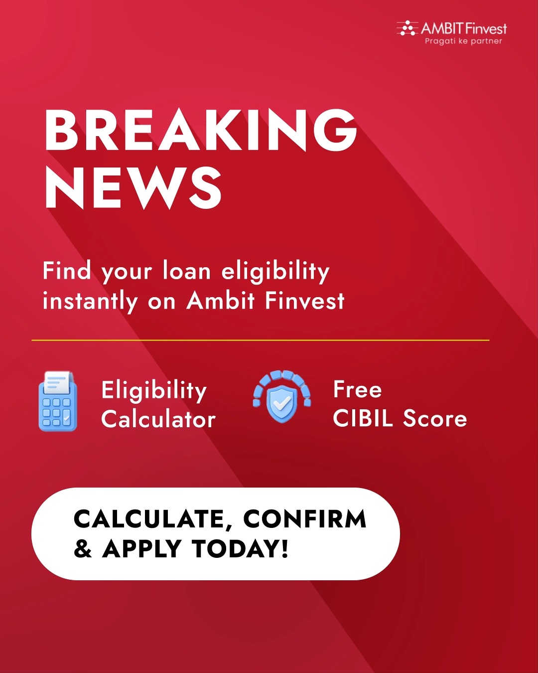 Big update for growing businesses get your financial snapshot instantly with Ambit Finvest and move ahead with zero guessw...