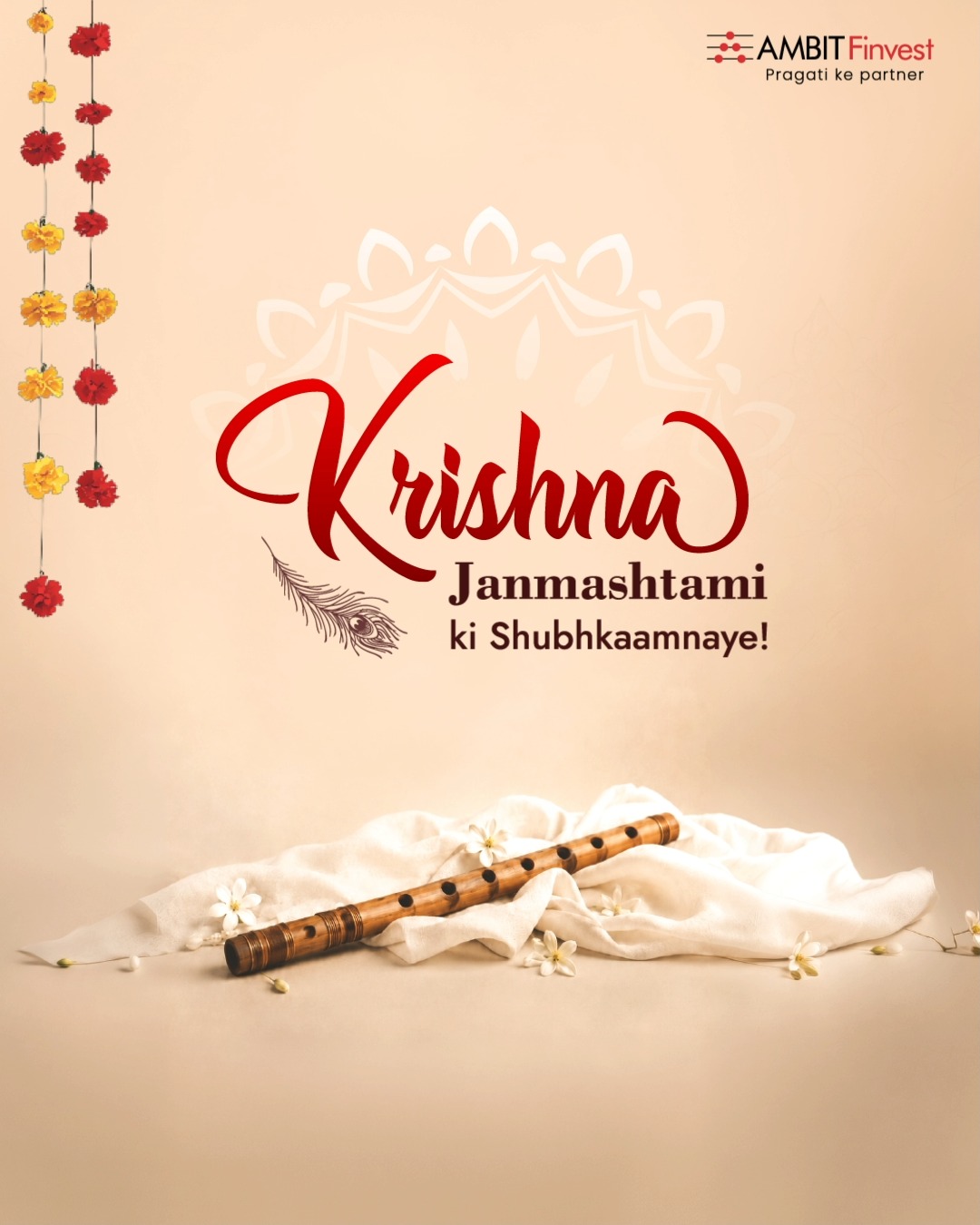May Lord Krishnas blessings remove all obstacles from your path and bring immense prosperity to your endeavours