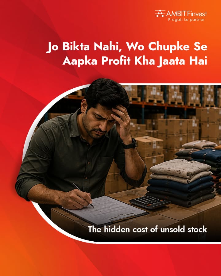 3 mahine pehle 50L ka batch order kiya tha. Trend badal gaya. Ab wo stock godown mein pada hai