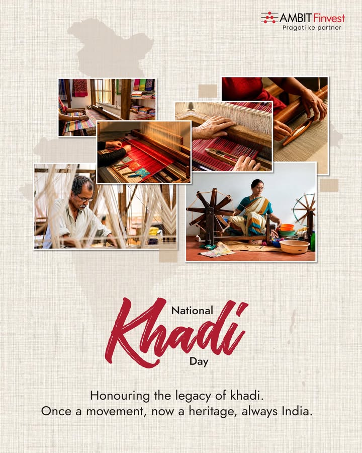 Threads of tradition. Stories of India. Happy National Khadi Day