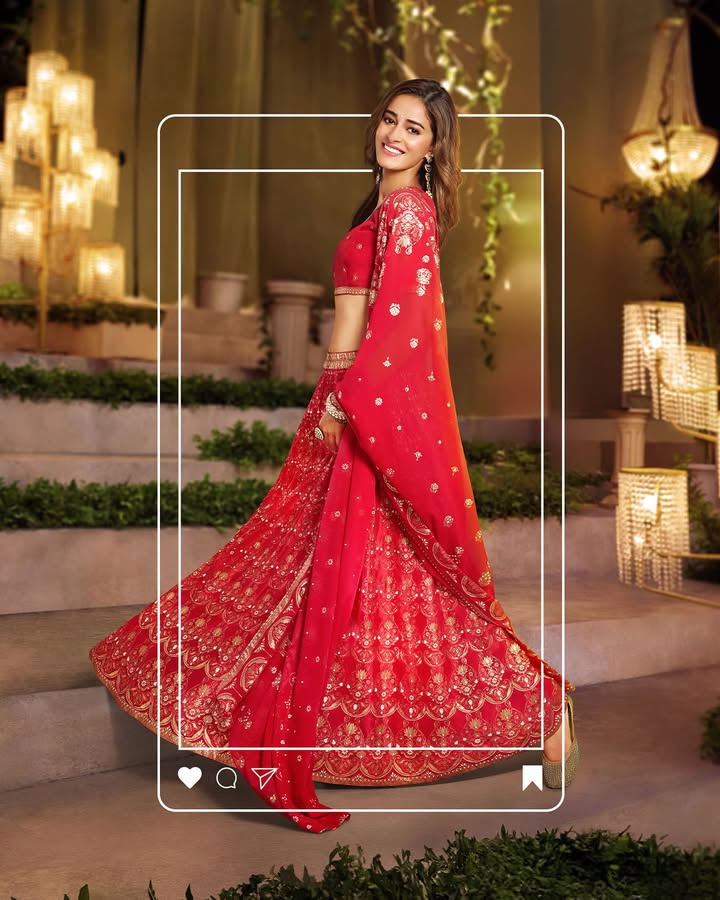 ananyapanday has made red the official colour of the with this stunni...