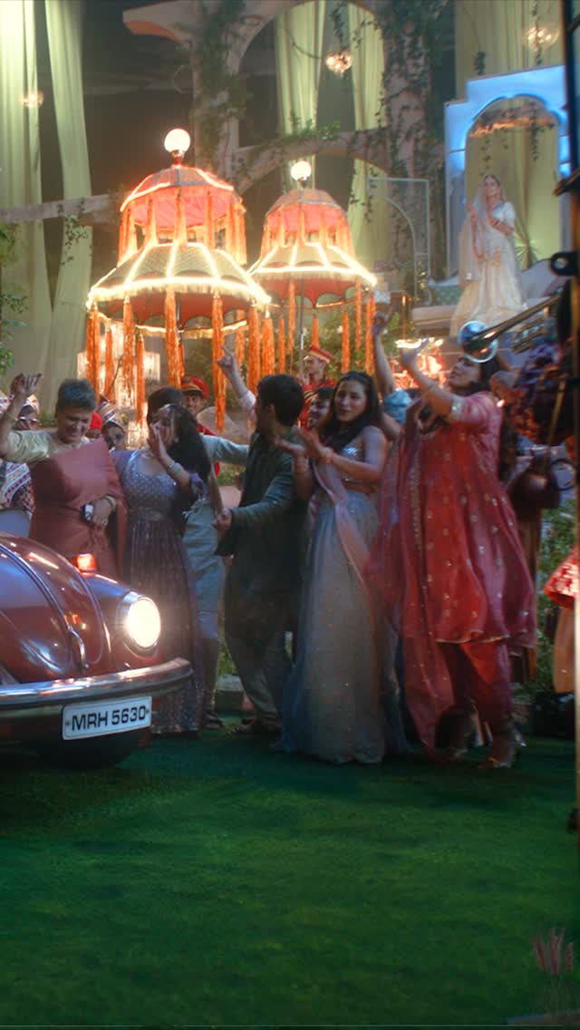 And it begins The has officially arrived with lights, music, c...