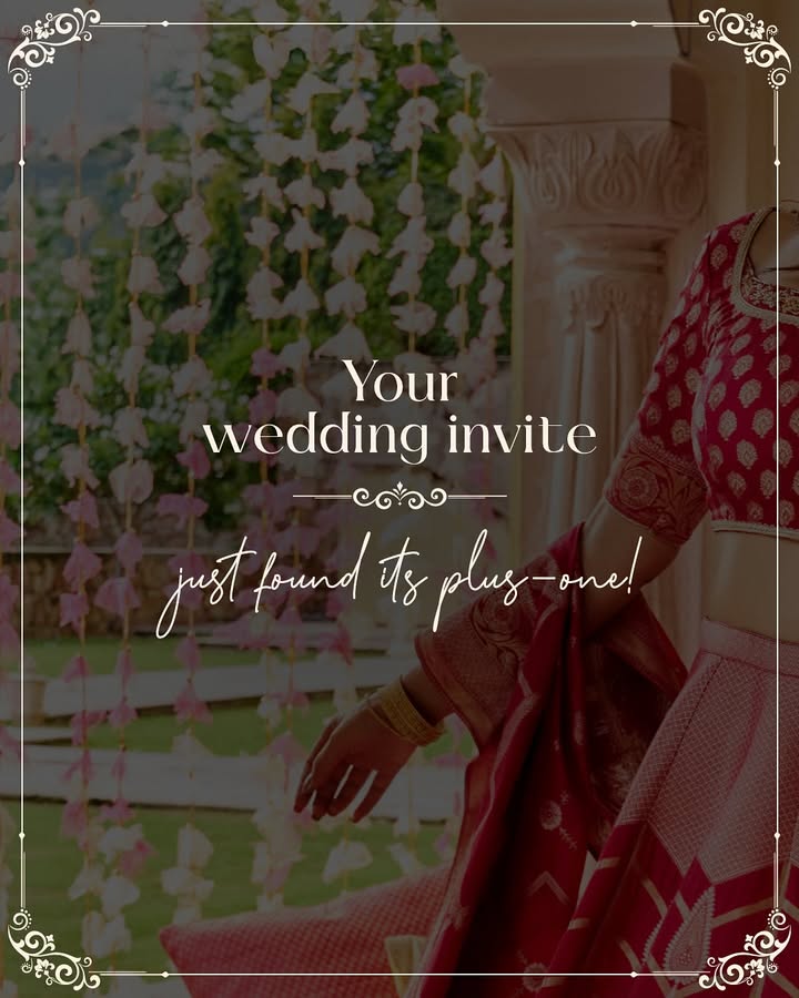 Not the bride, still the vibe