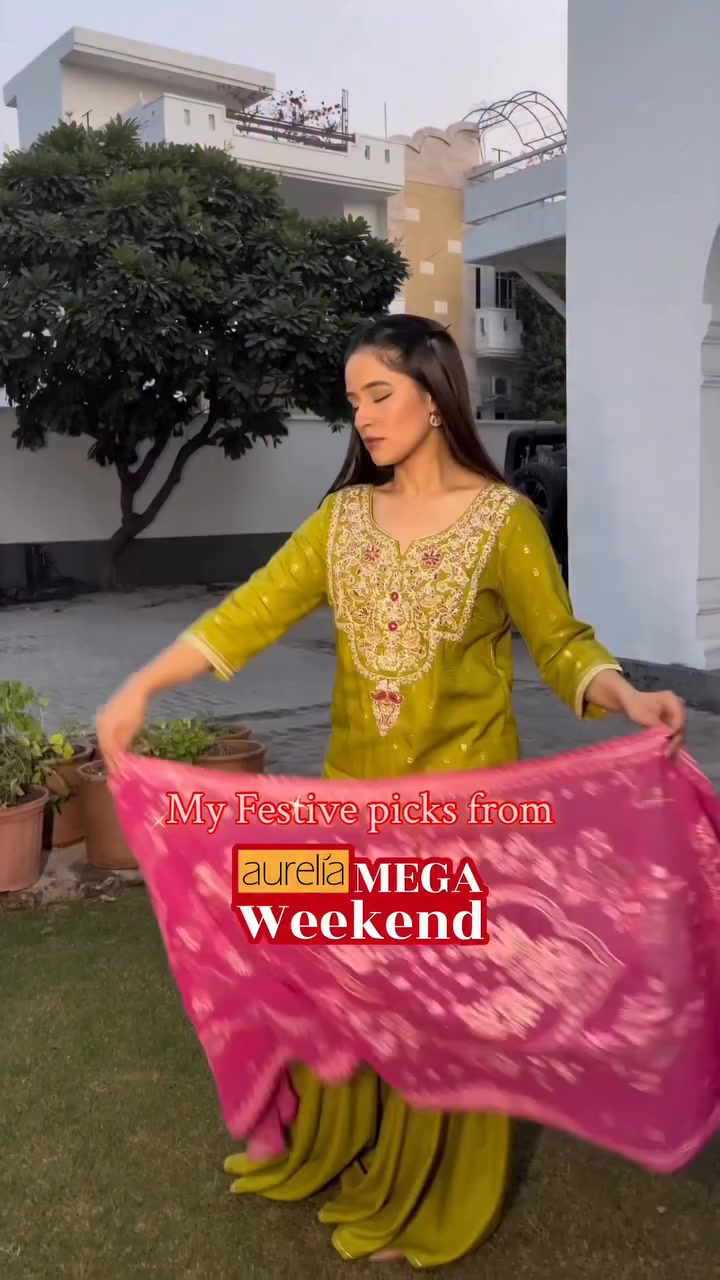 Festive looks Sorted Sharing Manleen Grewal s favourite styles from Aurelias Big Weekend Sale, perfect for weddings, po...