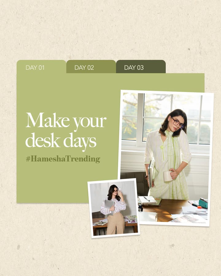Your desk days deserve better outfits