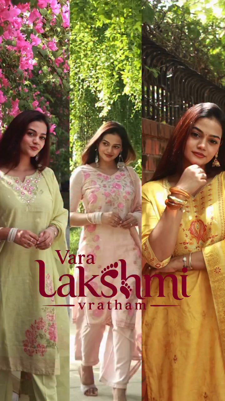 Festive season, but make it effortlessly elegant. 3 looks, 3 moods my Varalakshmi Pooja edit with Aurelia