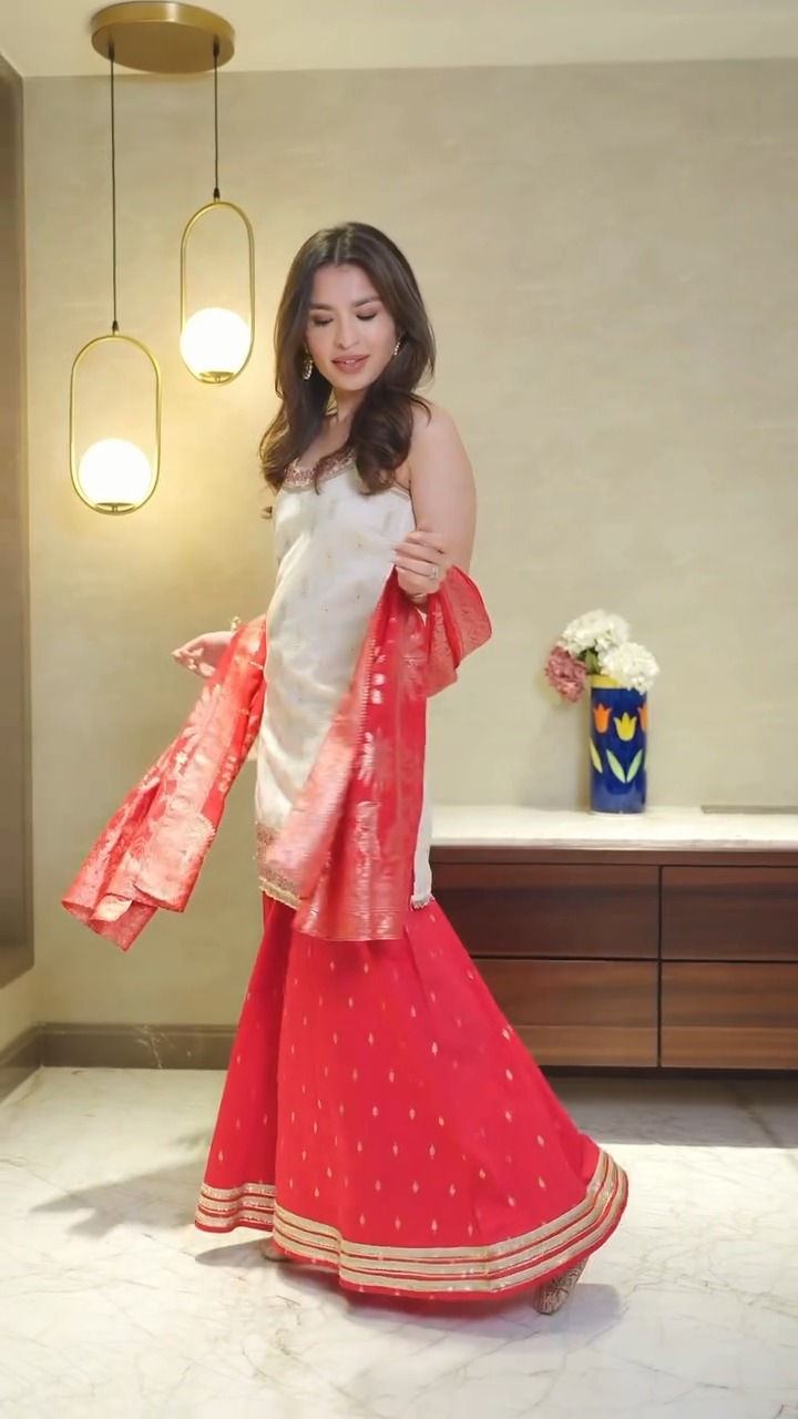 POV Ananya Panday just helped sort your Pujo wardrobe Discover the festive edit by aurelia womenswear , styled...