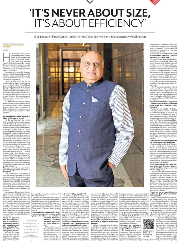  Our Shree Cement advantage lies in low cost production and continuously upgrading and building new, modern plants with ...