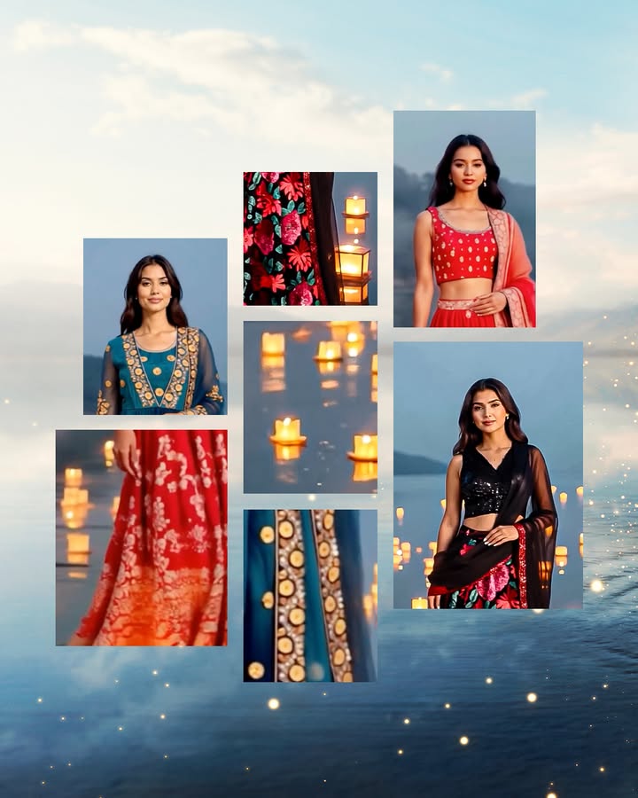 The shimmers in every hue