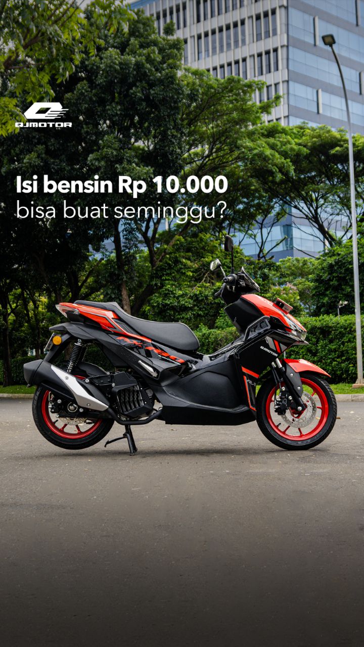 Isi 10 ribu seminggu Bisa kalo lo isi 10 ribunya 11 kali, soalnya tangki VIENTO AX 180 ini 10 liter