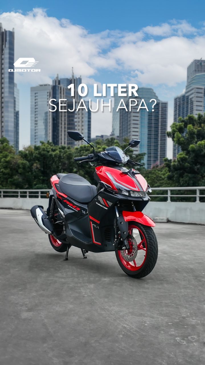 Tangki 10 liter di VIENTO AX180 akhirnya habis juga. Dipakai harian, macet, stop go tanpa settingan