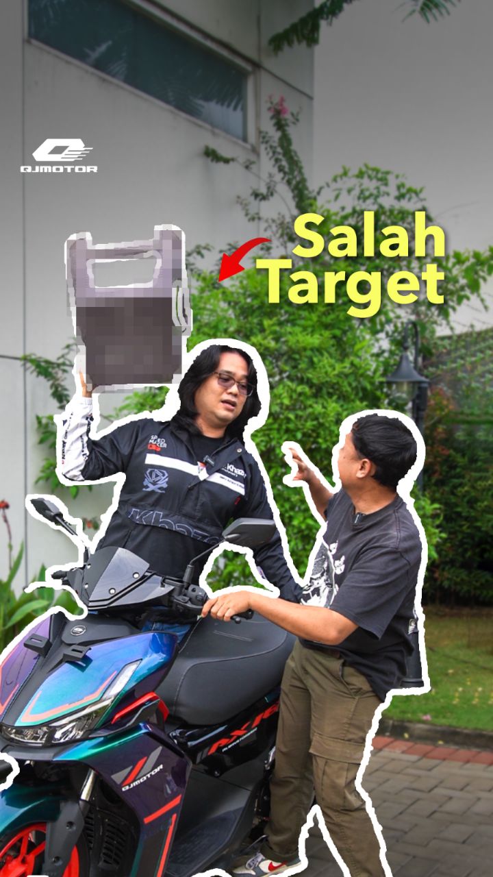 Niatnya dorong, eh ternyata salah motor VIENTOAX180 QJMOTORIndonesia AlwaysForward
