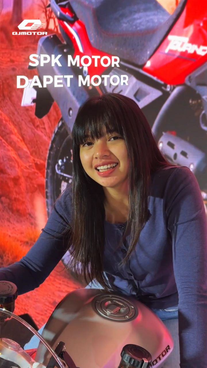 Di IIMS, beli motor di QJMOTOR bukan cuma dapet unit, tapi bisa dapet Lucky Draw Grand Prize CITO 150 Spin Wheel...