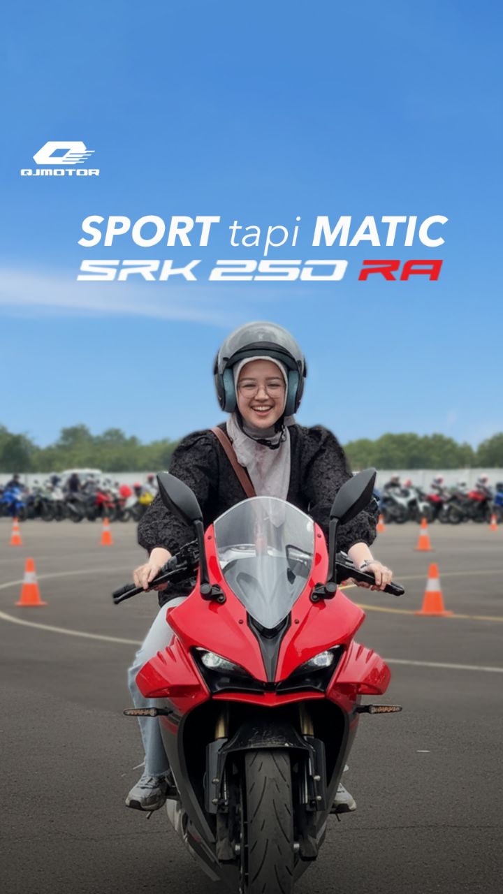Buat kalian yang penasaran langsung aja dateng, test ride, dan rasain sendiri sensasi riding pakai SRK 250 RA