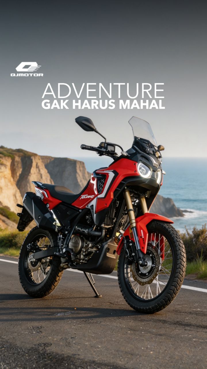 Motor adventure 250cc biasanya identik sama harga yang nggak kecil
