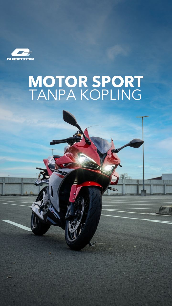 Motor sport tapi ga ada perseneling giginya SRK 250 RA hadir dengan sistem AMT yang bikin sensasi sport tetap dapet tanpa h...