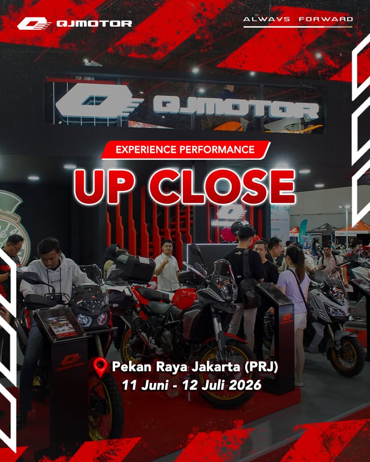 SEE IT. FEEL IT. EXPERIENCE IT. The latest QJMOTOR lineup is waiting for you at PRJ 2026