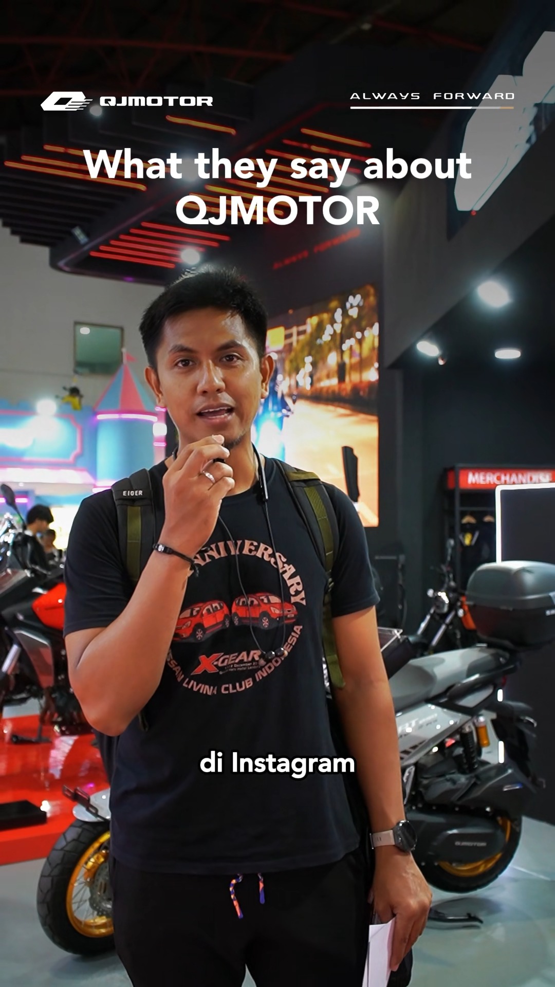 SEE WHAT EVERYONE S TALKING ABOUT Di Booth QJMOTOR, para pengunjung PRJ 2026 telah merasakan langsung kualitas, desai...