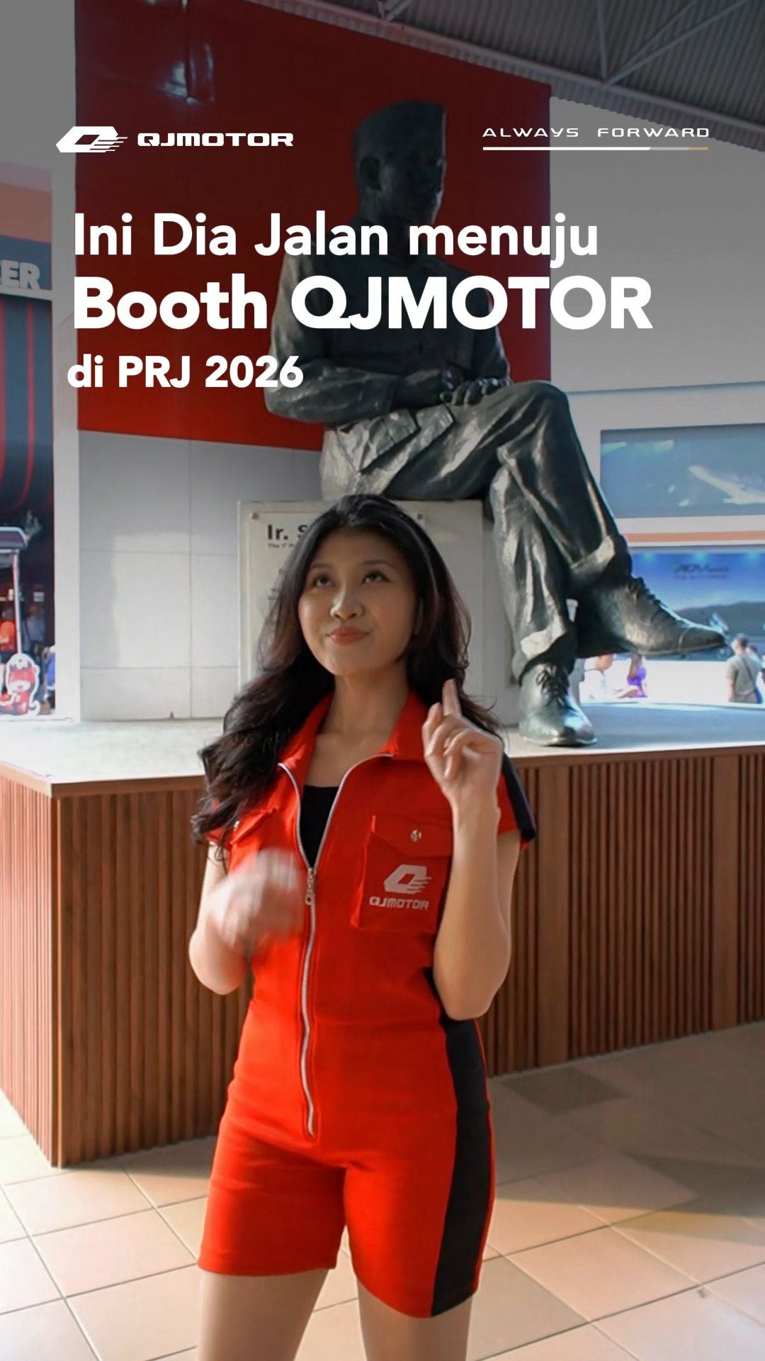 MAKE YOUR WAY TO THE QJMOTOR BOOTH. Now it s your turn to experience it up close