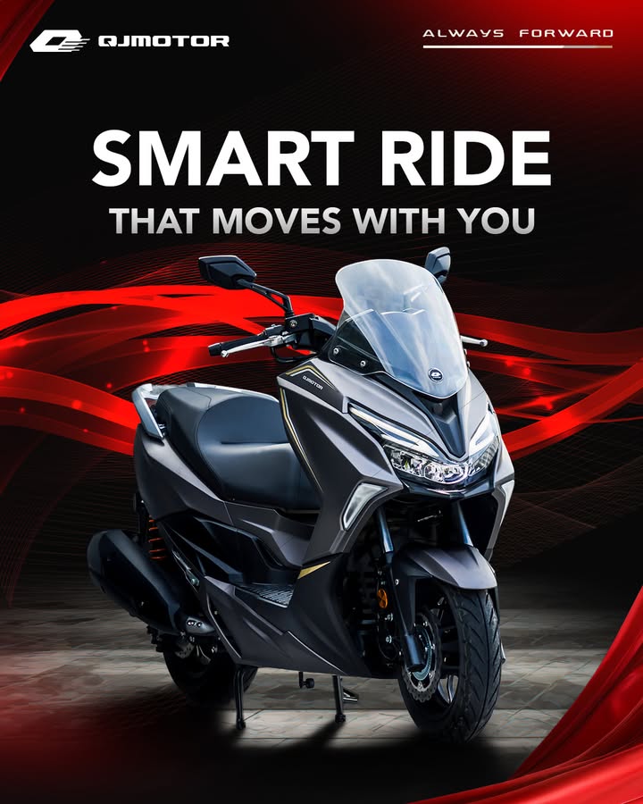 SMART RIDE THAT MOVES WITH YOU. QJMOTOR FORT 250 dirancang untuk menemani perjalanan jarak jauh dengan performa yang andal