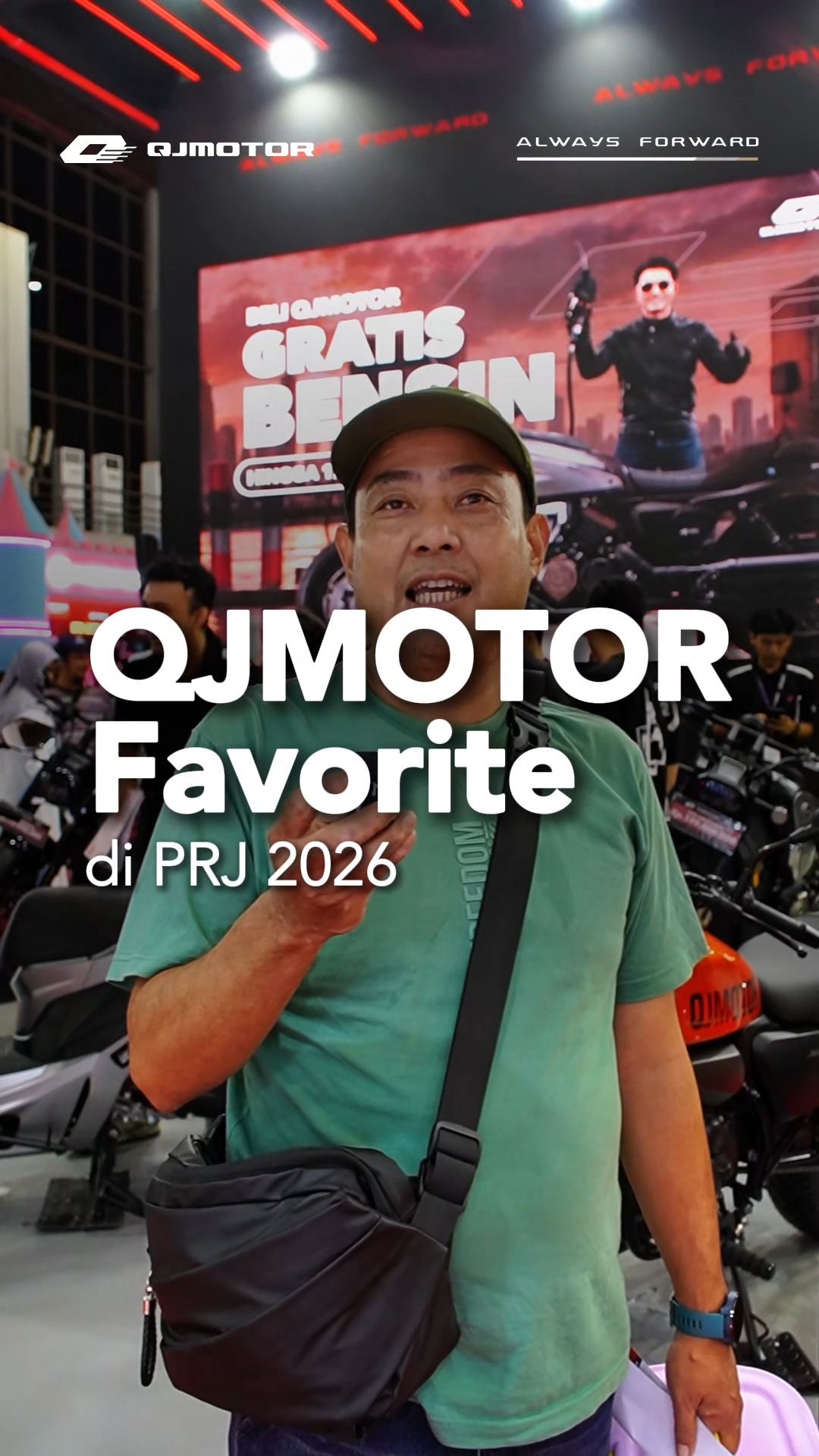 HE CROWD HAS SPOKEN Ini dia deretan motor QJMOTOR yang paling mencuri perhatian para pengunjung di PRJ 2026