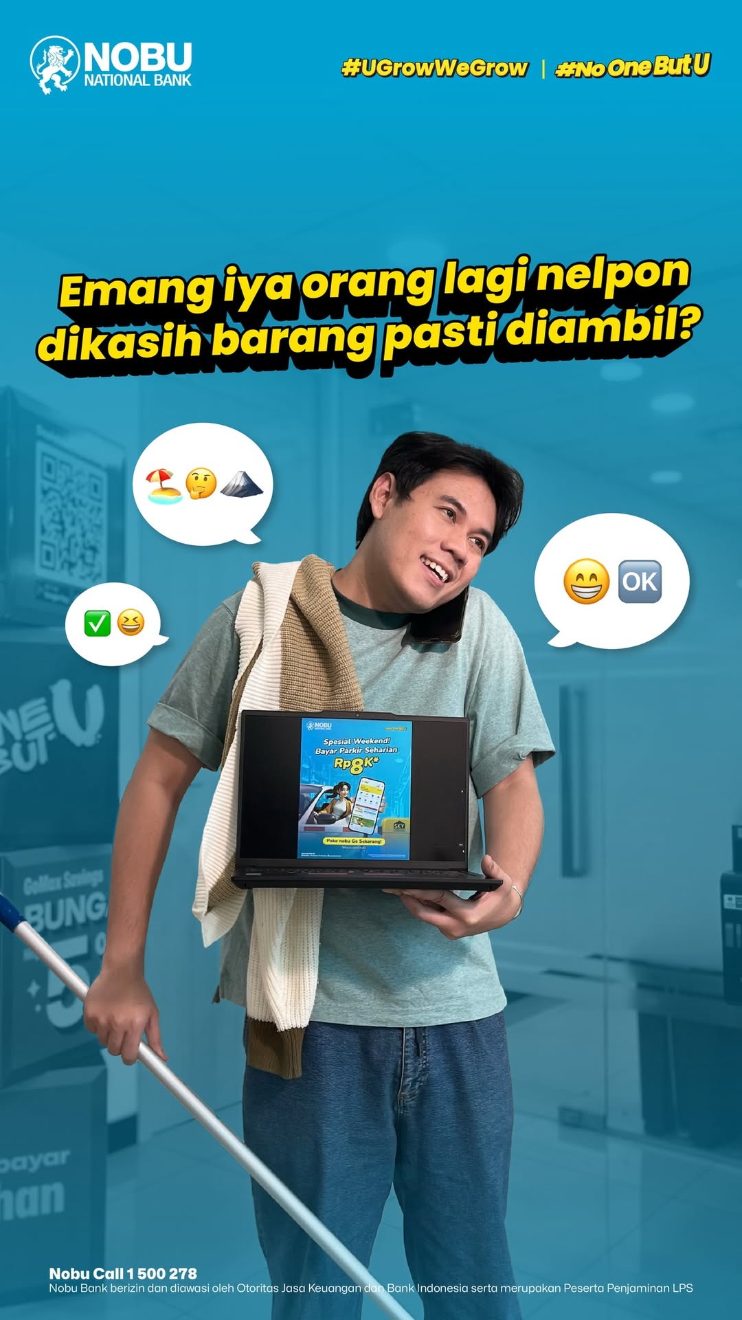 Katanya kalau orang lagi telponan dikasih barang, diambil semua barangnya Beneran diambil semua dong Apalagi kalau ya...