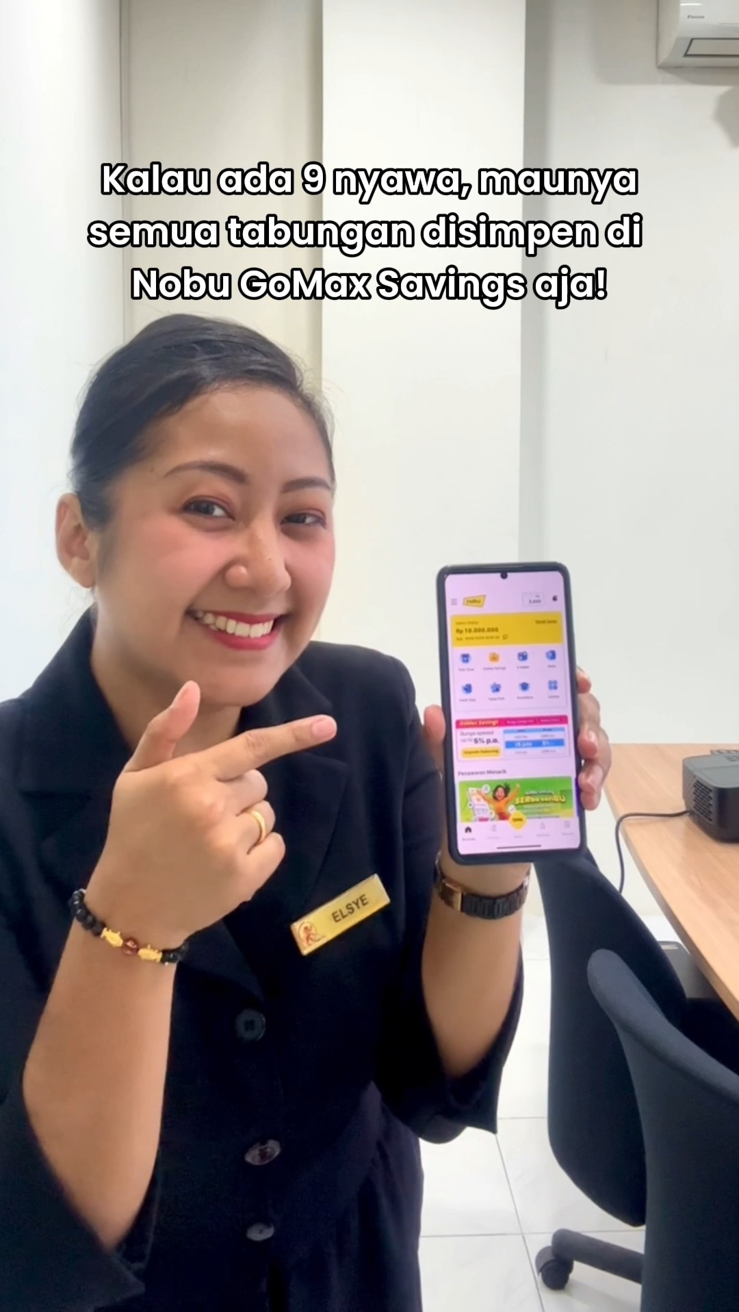 Gimana ga mau ditabung di Nobu GoMax Savings Orang keuntungannya banyak banget Bisa dapet gratis biaya transfer ke semua...