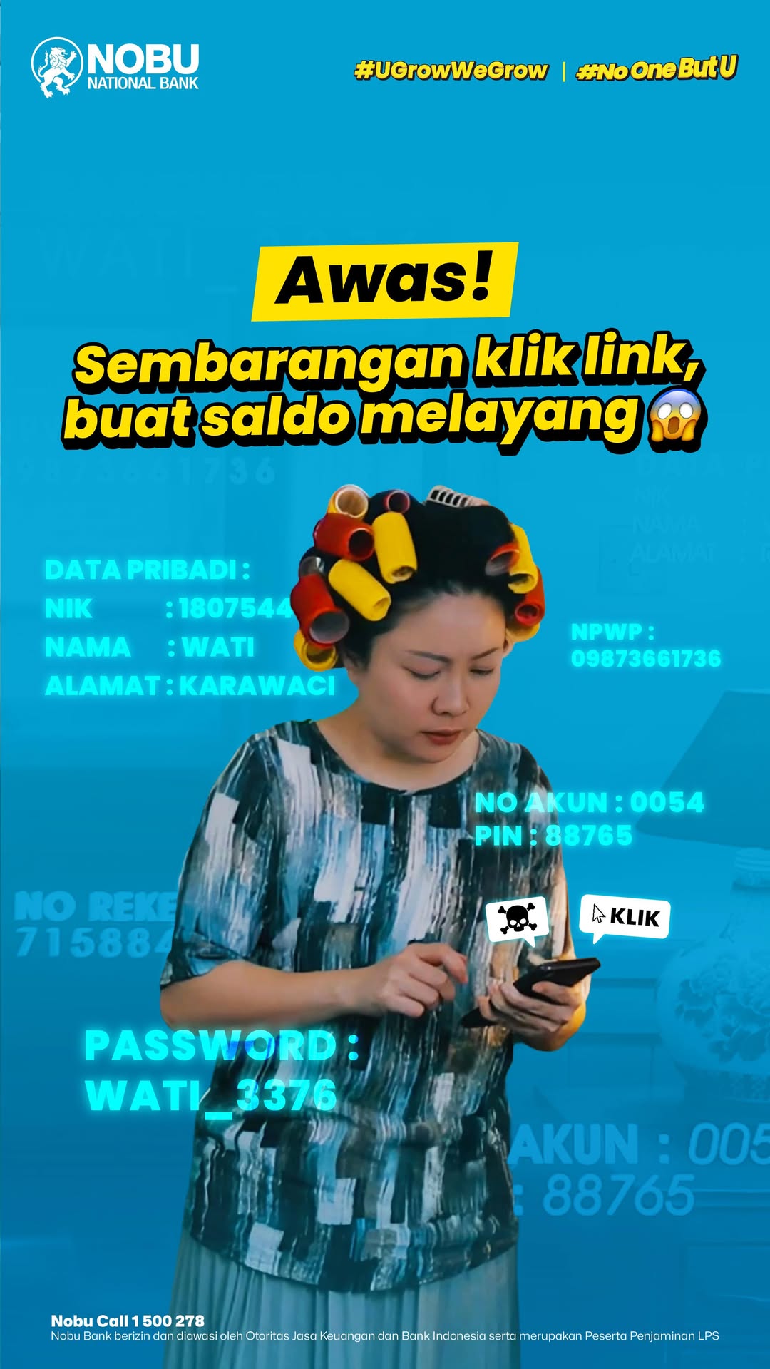 Sembarangan klik link, saldo melayang Hati hati Kalau kalian dapat info terkait transaksi mencurigakan di akun perb...