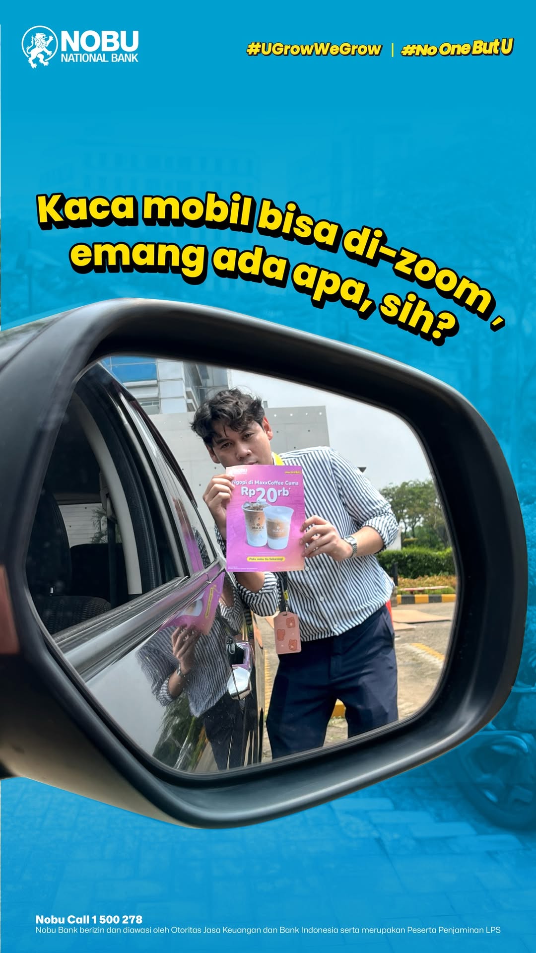 Canggih amat kaca mobil bisa di zoom, emang ada apan, sih Ternyata promo nongkrong hemat dari Nobu Bank Setiap w...