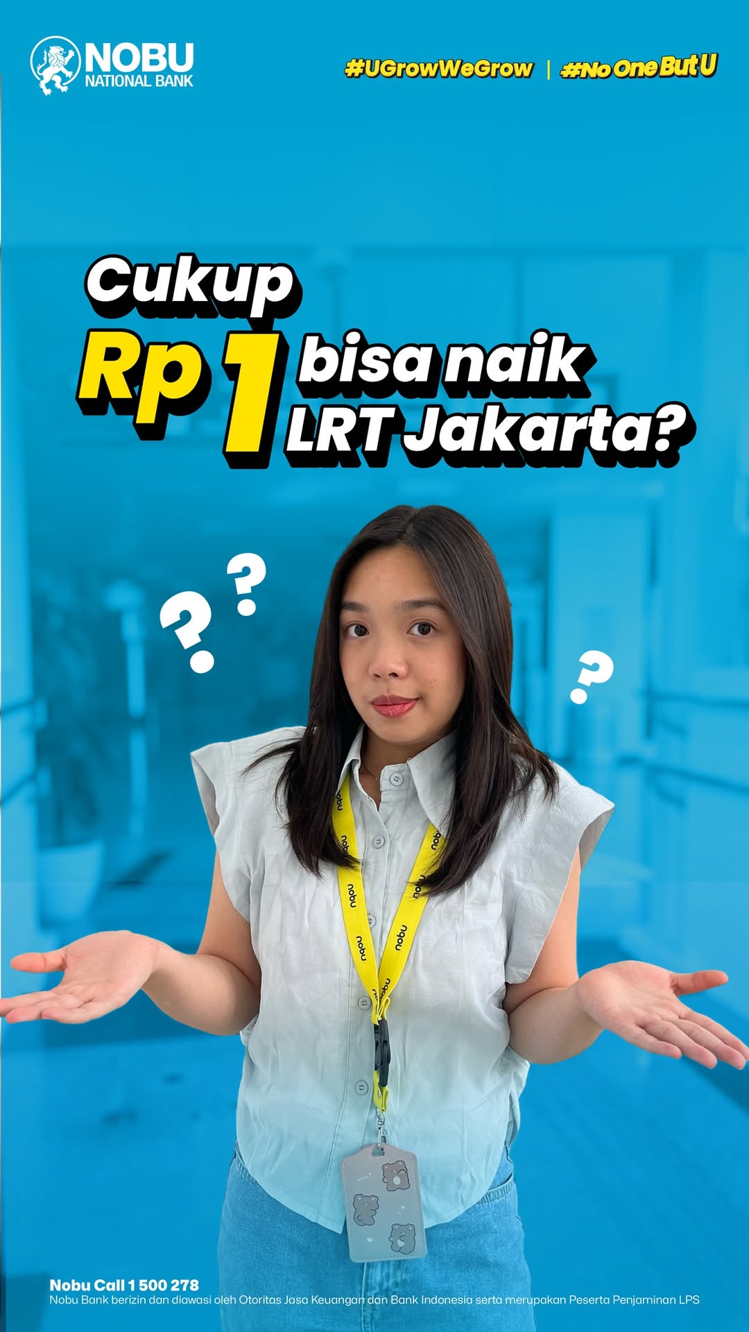 Naik LRT Jakarta cukup Rp1 Beneran Beneran dong, kalau bayarnya pakai QRIS Tap di nobu Go Mau pulang pergi dari Peg...