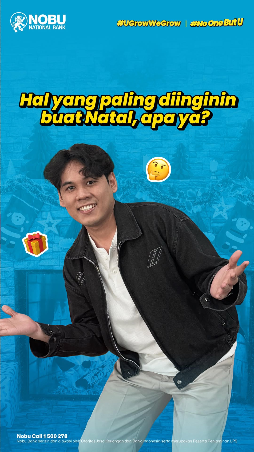 Di Hari Natal kali ini, kalian pengen apa, guys Bisikin Mino dongg di komen NoOneButU UGrowWeGrow Christmas N...